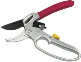 Aluminum pruning shears with ratchet Mannesmann